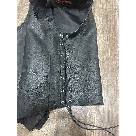 Hot Leathers Side-Laced Biker Vest β Concealed Carry β 2XL - Picture 4 of 8